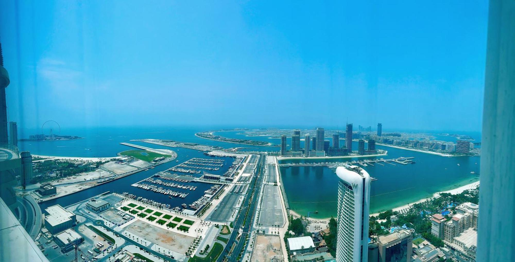 54 Floor Palm & Sea View Marina. Lux / New Apartment *